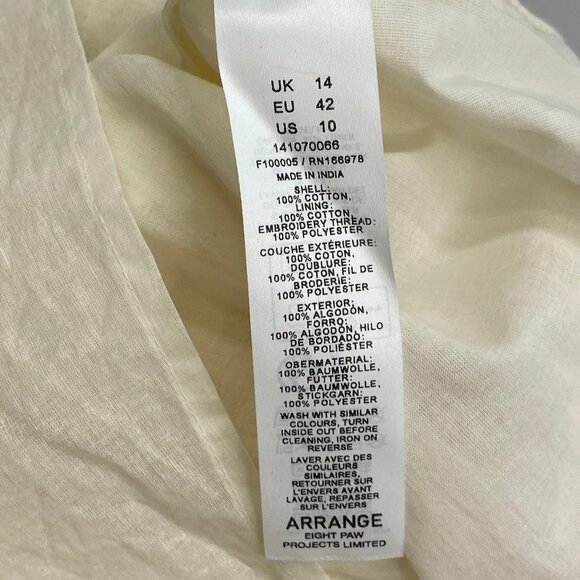 Arrange Mirrored Floral Appliqué Fit & Flare Maxi Dress – Size 10 (NWT) - Picture 2 of 11